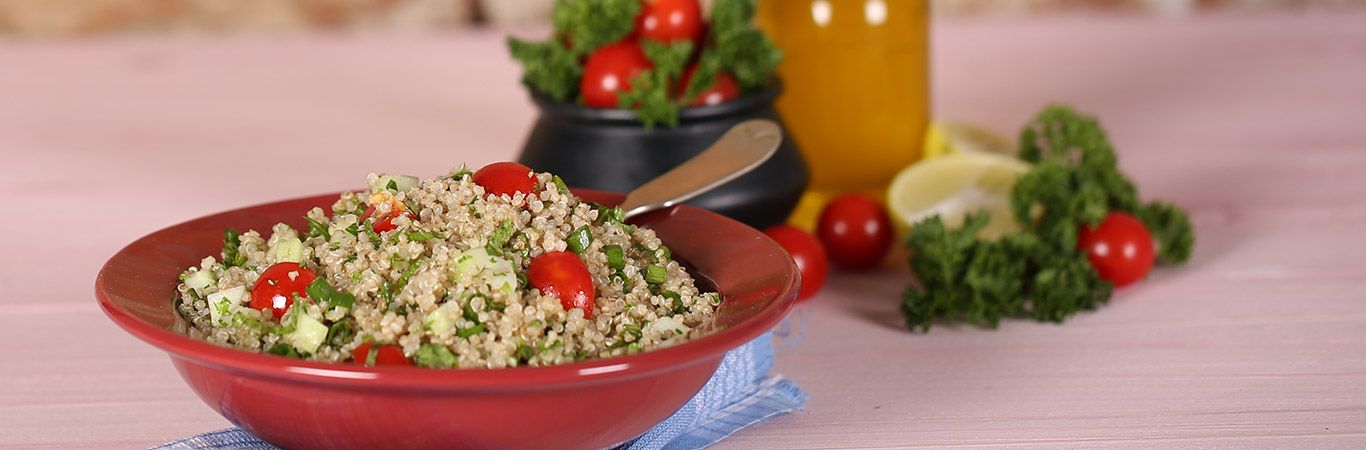 Healthy salad recipe - Quinoa Tabbouleh