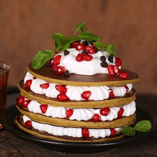 Diabetic breakfast recipe, pancakes