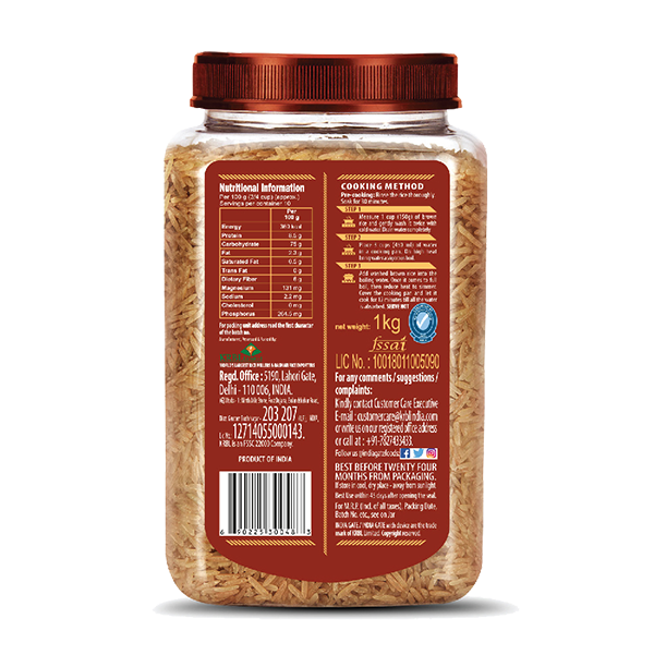 Brown Rice Basmati 1kg